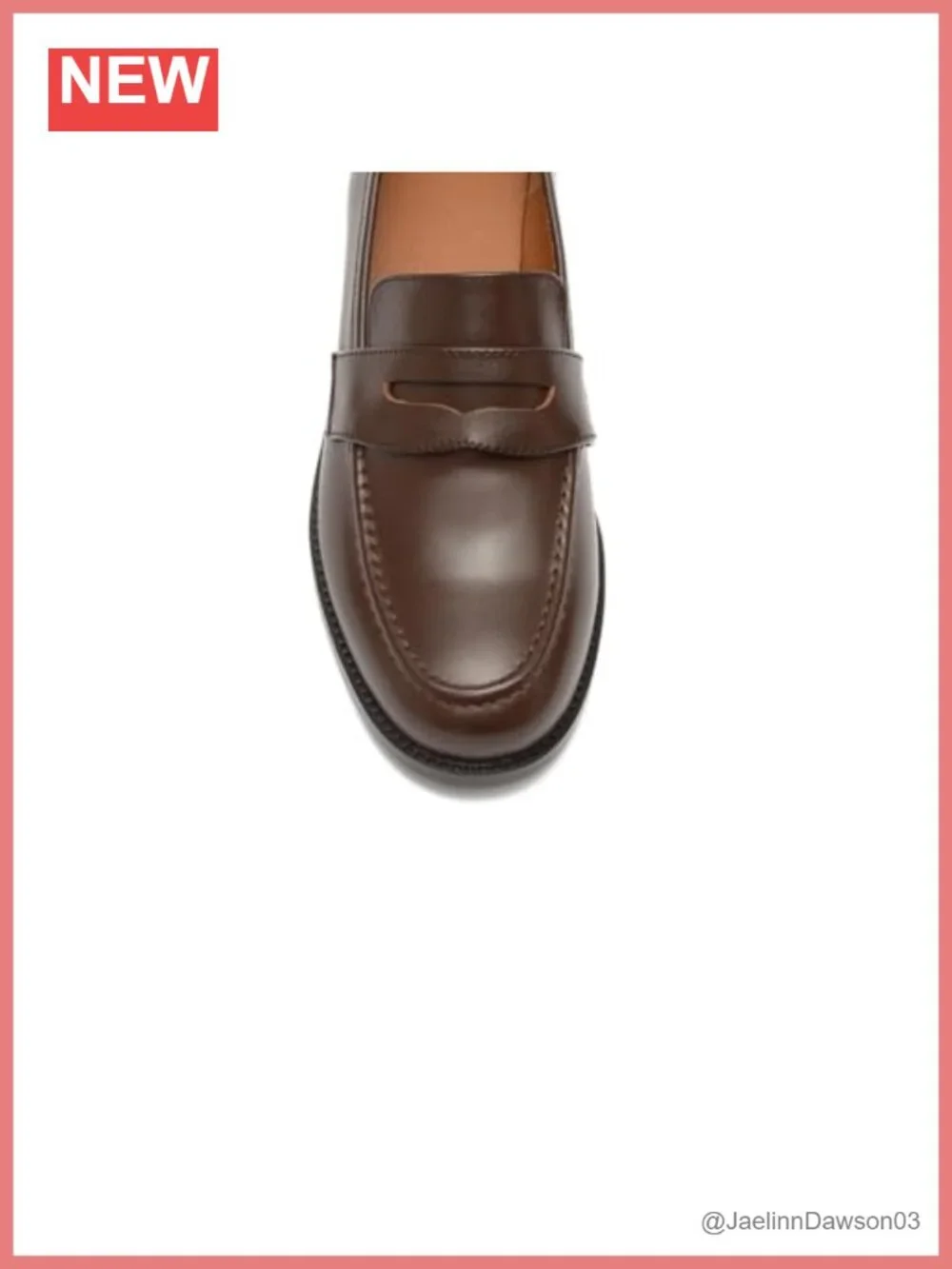 Classic Leather Penny Loafer - Slip Resistant Low Heel Women's Dress Shoe